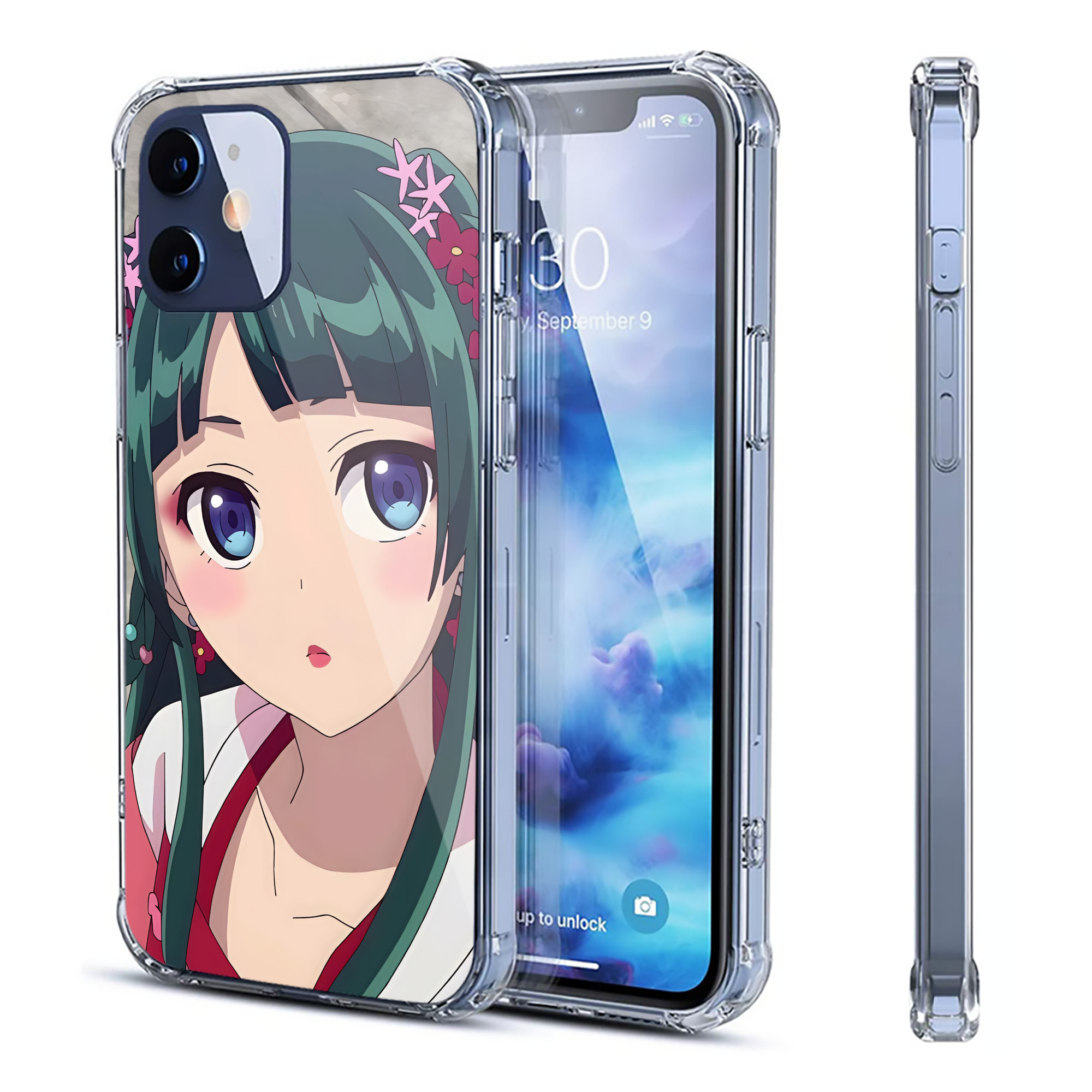 （画像用） 薬屋のひとりごと The Apothecary Diaries 【iPhone 12シリーズ対応】透明スマホケース（クリアソフトケース）